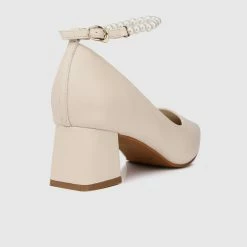 Milliotandco Disney Belle Bibliophile Classic Pump Heels (White) Shoes