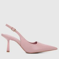 Milliotandco Shoes Spotlight Pointed Toe Heels (Pink)