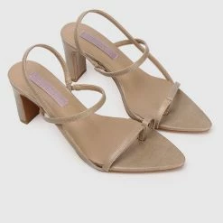 Milliotandco Shoes Nurita Harith Hasha Pointed Toe Heels (Tortilla)