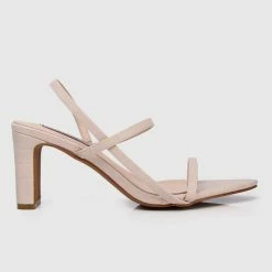 Milliotandco Nurita Harith Hasha Pointed Toe Heels (Beige)