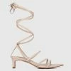 Milliot & Co Nurita Harith Hazel Pointed Toe Heels (Nude)