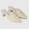 Milliotandco Birthday Party Pointed Toe Heel Loafers (White)