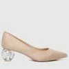 Milliot & Co Agatha Pointed Toe Heels (Nude)
