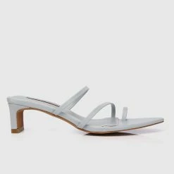 Milliotandco Shoes Nurita Harith Hellen Pointed Toe Heels (Grey)