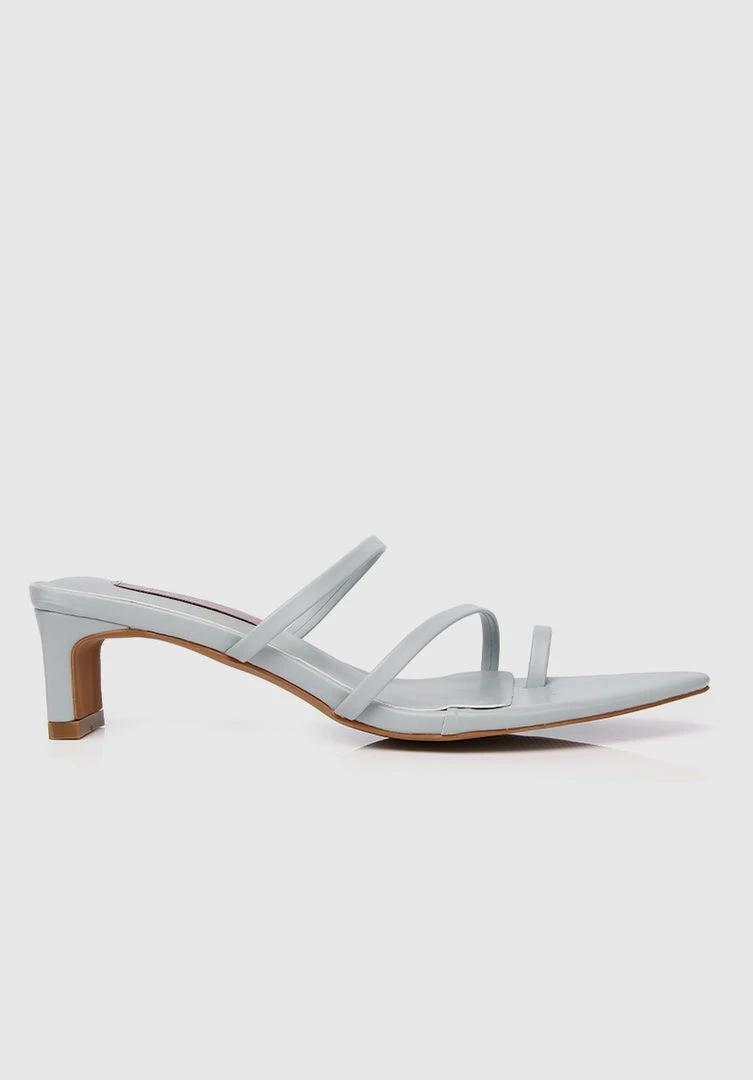 Milliotandco Shoes Nurita Harith Hellen Pointed Toe Heels (Grey)