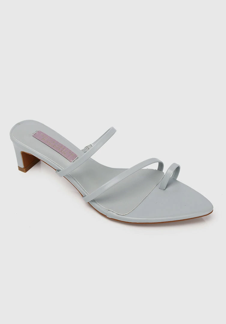Milliotandco Shoes Nurita Harith Hellen Pointed Toe Heels (Grey)