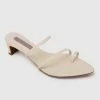 Milliotandco Shoes Nurita Harith Hellen Pointed Toe Heels (White)