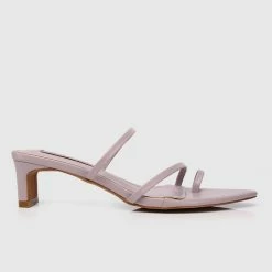 Milliotandco Nurita Harith Hellen Pointed Toe Heels (Purple) Shoes