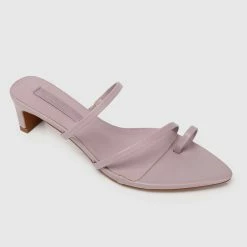Milliotandco Nurita Harith Hellen Pointed Toe Heels (Purple) Shoes