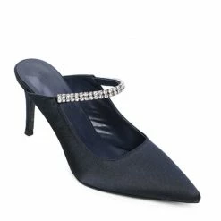 Milliotandco Martina Pointed Toe Heels (Navy)