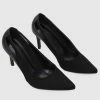 Milliotandco Confident Pointed Toe Heels (Black) Shoes