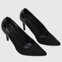 Milliotandco Confident Pointed Toe Heels (Black) Shoes