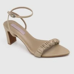 Milliotandco Nurita Harith Haile Pointed Toe Heels (Brown) Shoes