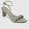 Milliotandco Nurita Harith Haile Pointed Toe Heels (Olive) Shoes