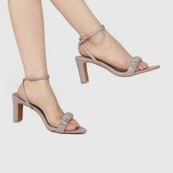 Milliotandco Nurita Harith Haile Pointed Toe Heels (Olive) Shoes