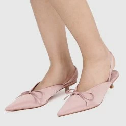 Milliotandco Nurita Harith Hannah Pointed Toe Heels (Pink)