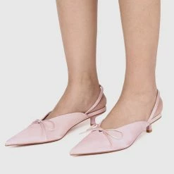 Milliotandco Shoes Nurita Harith Hannah Pointed Toe Heels (Pale Red Violet)