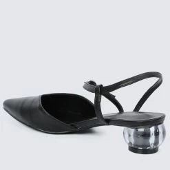 Milliotandco Wynne Pointed Toe Heels (Black)