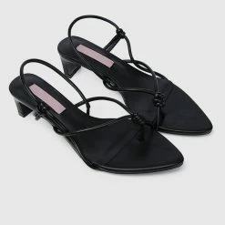 Milliotandco Nurita Harith Helena Pointed Toe Heels (Black) Shoes