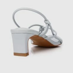 Milliotandco Nurita Harith Helena Pointed Toe Heels (Grey) Shoes