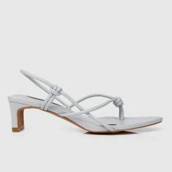 Milliotandco Nurita Harith Helena Pointed Toe Heels (Grey) Shoes