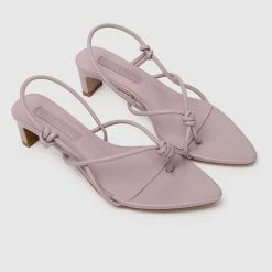 Milliotandco Nurita Harith Helena Pointed Toe Heels (Purple) Shoes