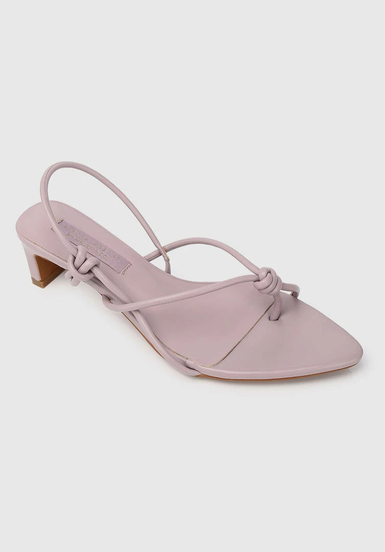 Milliotandco Nurita Harith Helena Pointed Toe Heels (Purple) Shoes