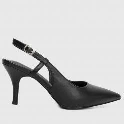 Milliotandco Lally Pointed Toe Heels (Black) Shoes
