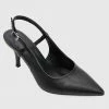 Milliotandco Lally Pointed Toe Heels (Black) Shoes