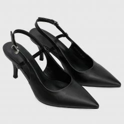 Milliotandco Lally Pointed Toe Heels (Black) Shoes