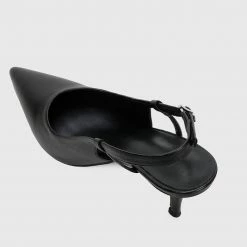 Milliotandco Lally Pointed Toe Heels (Black) Shoes