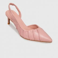 Milliotandco Earth Edit Davinia Pointed Toe Heels (Pink)