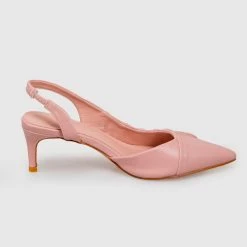 Milliotandco Earth Edit Davinia Pointed Toe Heels (Pink)