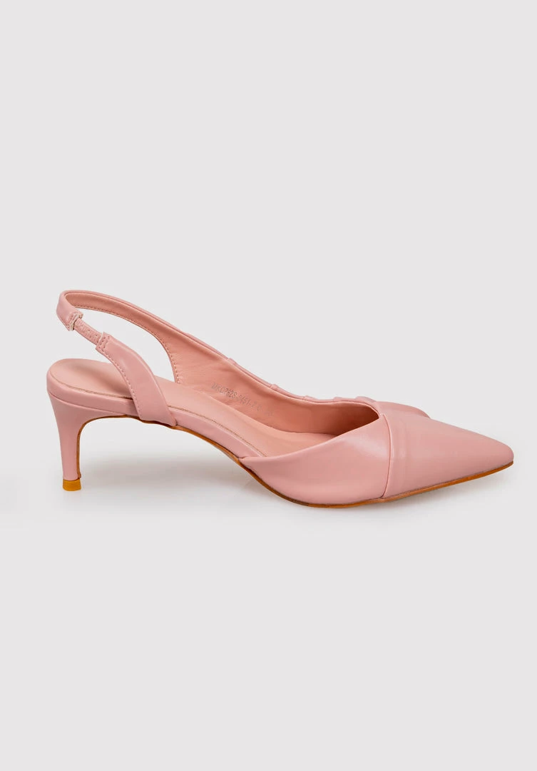 Milliotandco Earth Edit Davinia Pointed Toe Heels (Pink)