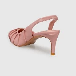 Milliotandco Earth Edit Davinia Pointed Toe Heels (Pink)