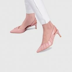 Milliotandco Earth Edit Davinia Pointed Toe Heels (Pink)