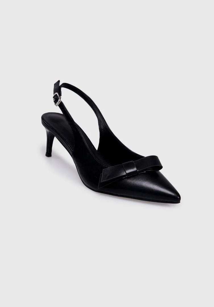 Milliotandco Duana Pointed Toe Heels (Black) Shoes