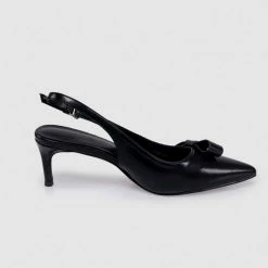 Milliotandco Duana Pointed Toe Heels (Black) Shoes