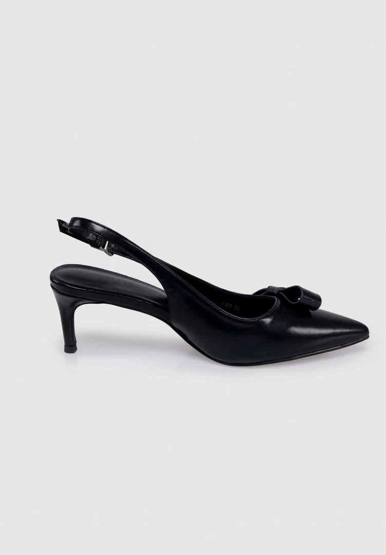 Milliotandco Duana Pointed Toe Heels (Black) Shoes