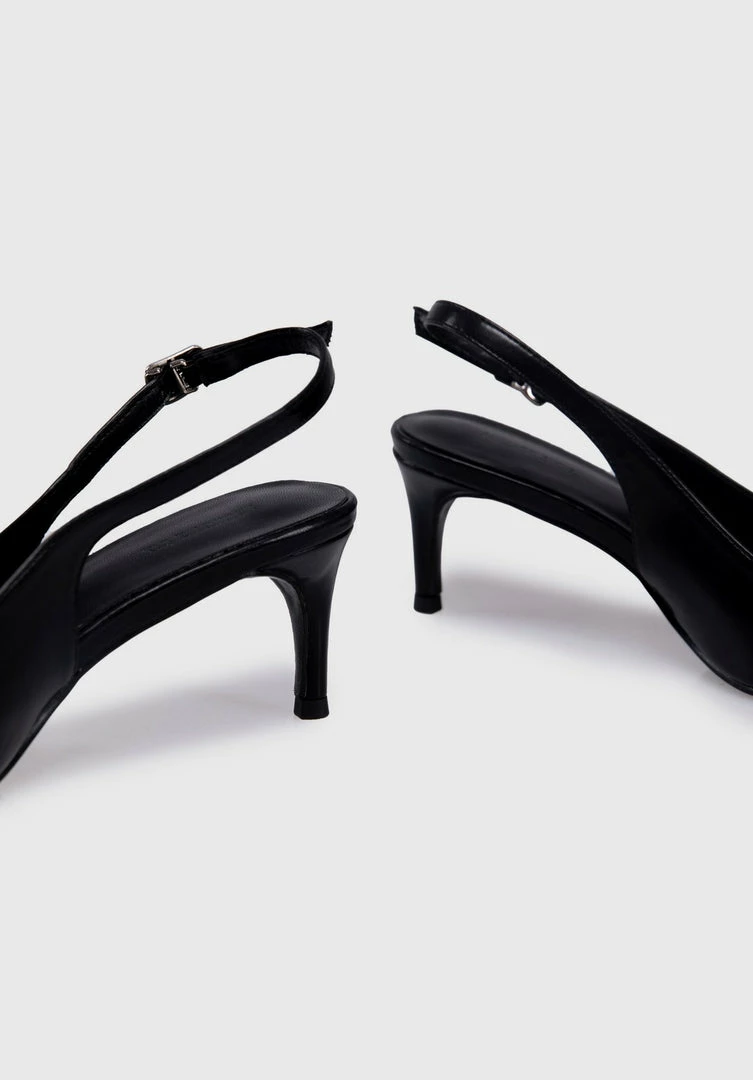 Milliotandco Duana Pointed Toe Heels (Black) Shoes