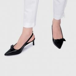 Milliotandco Duana Pointed Toe Heels (Black) Shoes