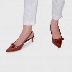 Milliotandco Shoes Duana Pointed Toe Heels (Cinnamon)