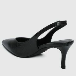 Milliotandco Faye Pointed Toe Heels (Black) Shoes