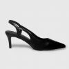 Milliotandco Earth Edit Harper Pointed Toe Heels (Black)
