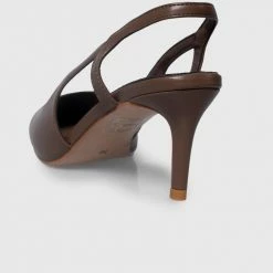 Milliotandco Shoes Earth Edit Harper Pointed Toe Heels (Wood)
