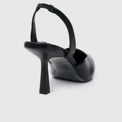 Milliot & Co Nurita Harith Hadid Pointed Toe Heels (Black) Shoes