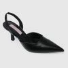 Milliot & Co Nurita Harith Hadid Pointed Toe Heels (Black) Shoes
