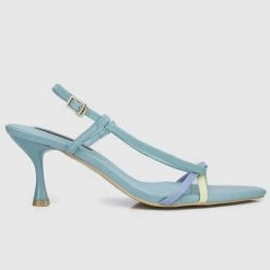 Milliotandco Nurita Harith Harleen Pointed Toe Heels (Light Blue) Shoes