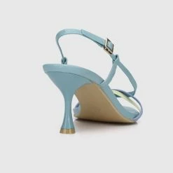 Milliotandco Nurita Harith Harleen Pointed Toe Heels (Light Blue) Shoes
