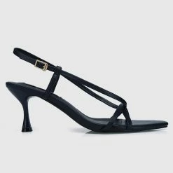 Milliotandco Nurita Harith Harleen Pointed Toe Heels (Navy)